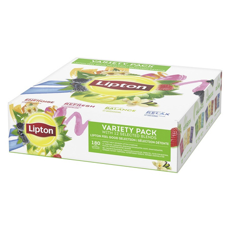 Herbata LIPTON Variety Pack, zestaw, 180 kopert