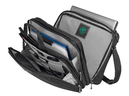 Torba na laptopa WENGER Legacy, 17", 420x320x210mm, czarna/szara