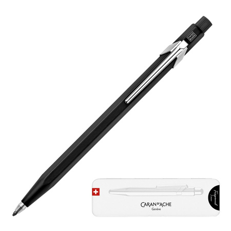 Ołówek automatyczny CARAN D'ACHE Fixpencil, 3mm, w pudełku, czarny