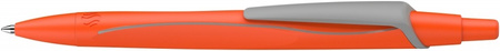 Długopis automatyczny SCHNEIDER Reco, M, pomarańczowy neonowy