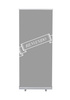 Roll-Banner Budget 85 Complete Set Welcome Grey Spanish