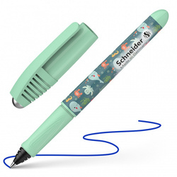 Pióro kulkowe SCHNEIDER Zippi Happy Fish, M, jasnozielone
