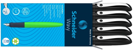 Pióro wieczne SCHNEIDER Wavy, A, czarne
