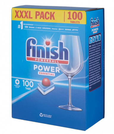 Tabletki do zmywarki FINISH Power Essential, 100szt., fresh