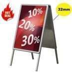 Potykacz Standard 32mm, narożniki zaokrąglone