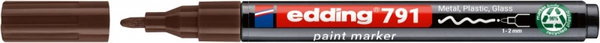 Marker olejowy e-791 EDDING, PCR, brązowy