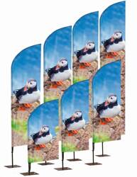 Flaga plażowa Alu Wind &amp; Paddle 520cm - BFAW520