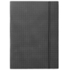 Teczka z gumką DONAU, karton, A4, 400gsm, 3-skrz., czarna w kratę