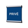 Door Sign 15,5 x 15,5 cm Set Private White