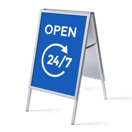 A-Board A1 Complete Set Open 24/7 Blue English