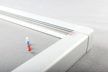 Gablota informacyjna model 1 z LED - magnetyczna