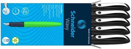 Pióro wieczne SCHNEIDER Wavy, A, czarne