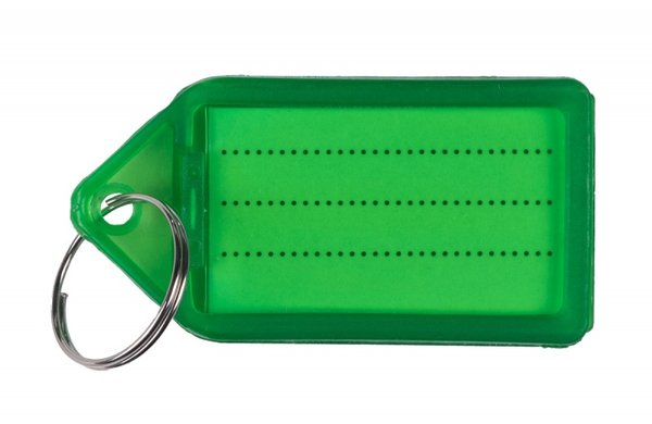 Zawieszki na klucze Q-CONNECT, 55x30mm, 40 szt., zielone