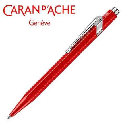 Długopis CARAN D'ACHE 849 Line Metal-X, M, czerwony