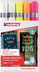 Marker kredowy e-4095 EDDING, 2-3 mm, 5 szt., mix kolorów