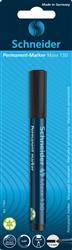 Marker permanentny SCHNEIDER Maxx 130, okrągły, 1-3mm, blister, czarny
