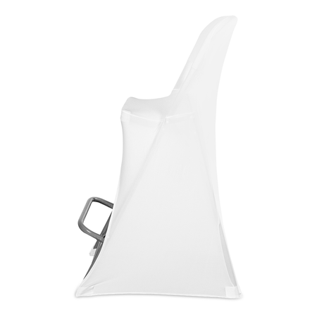 Pokrowiec na krzesło koktajlowe - biały