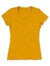 T-SHIRT DAMSKI V-NECK