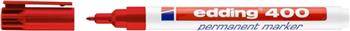 Marker permanentny e-400 EDDING, 1mm, czerwony