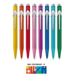 Długopis CARAN D'ACHE 849 Colormat-X, M, zielony