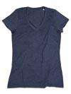 T-SHIRT DAMSKI V-NECK