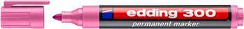 Marker permanentny e-300 EDDING, 1,5-3mm, różowy