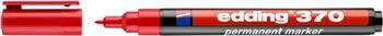 Marker permanentny e-370 EDDING, 1mm, czerwony