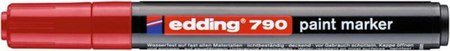Marker olejowy e-790 EDDING, 2-3 mm, czerwony