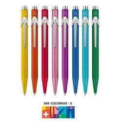 Długopis CARAN D'ACHE 849 Colormat-X, M, pomarańczowy