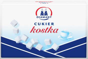 Cukier biały DIAMANT, w kostkach, 1 kg