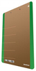 Clipboard DONAU Life, karton, A4, z klipsem, zielony