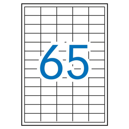 Etykiety uniwersalne APLI, 38x21,2mm, prostokątne, białe 100 ark.