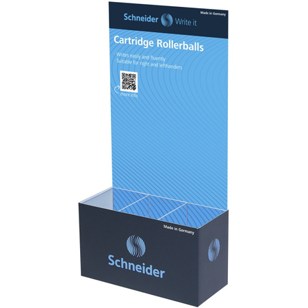 Display uniwersalny SCHNEIDER, na pióra kulkowe z wymiennymi wkładami, pusty