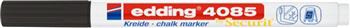 Marker kredowy e-4085 EDDING, 1-2 mm, czarny