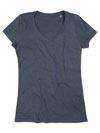 T-SHIRT DAMSKI V-NECK
