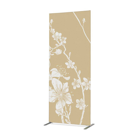 Textile Room Divider Deco 100-200 Double Abstract Japanese Cherry Blossom Black