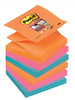 Bloczek samoprzylepny POST-IT® Super sticky Z-Notes (R330-6SS-EG), 76x76mm, 6x90 kart., bangkok