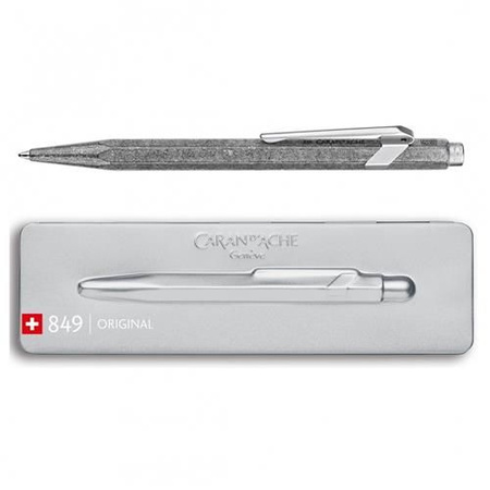 Długopis CARAN D'ACHE 849 Original, M, w pudełku, srebrny