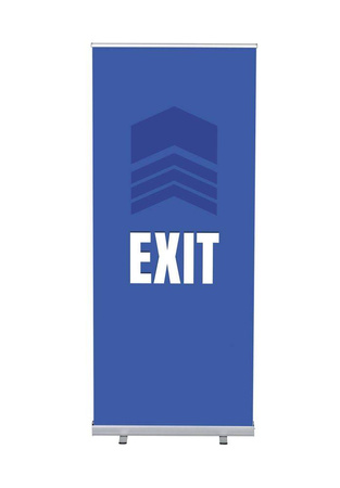 Roll-Banner Budget 85 Complete Set Exit Blue Dutch