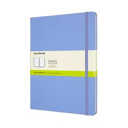 Notes MOLESKINE Classic XL (19x25 cm), gładki, twarda oprawa, hydrangea blue, 192 strony, niebieski