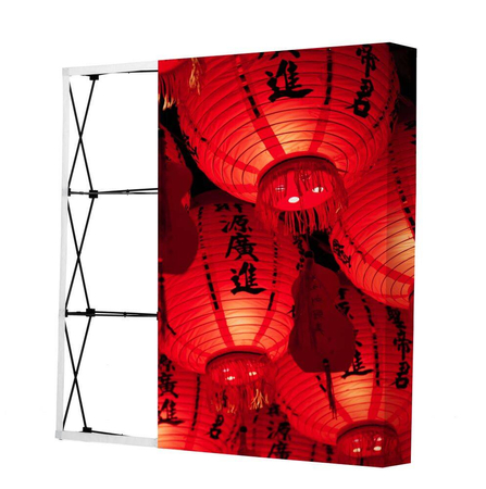 Pop-Up Fabric Straight Graphic 2 x 3