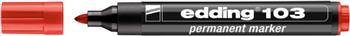 Marker permanentny e-103 EDDING, czerwony