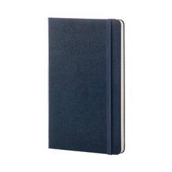 Notes MOLESKINE Classic L (13x21cm) w linie, twarda oprawa, sapphire blue, 240 stron, niebieski