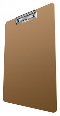 Clipboard DONAU Life, karton, A4, z klipsem, pomarańczowy