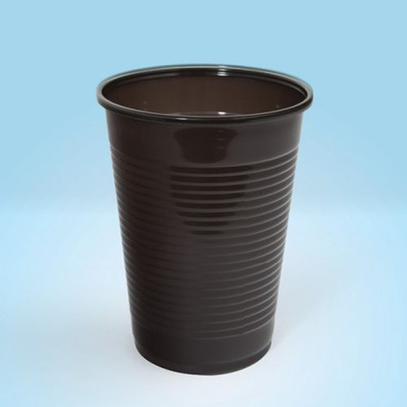 Kubek plastikowy OFFICE PRODUCTS, termiczny, 200ml, 100 szt., brązowy