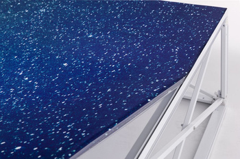 Pop-Up Impress Straight Graphic Backlit Frontside With Sides 8 x 3