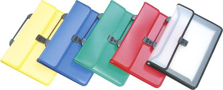 Teczka dwukieszeniowa DONAU, PP, A4, z rączką, transparentna