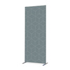 Textile Room Divider Deco 100-200 Double Hexagon Green