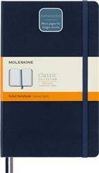 Notes MOLESKINE Classic L (13x21 cm) w linie, twarda oprawa, sapphire blue, 400 stron, niebieski
