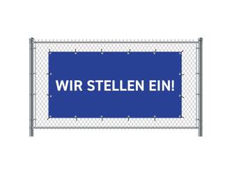 Fence Banner 200 x 100 cm Hiring German Blue
